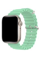 Apple Watch Uyumlu Ocean Silikon Kordon Aqua