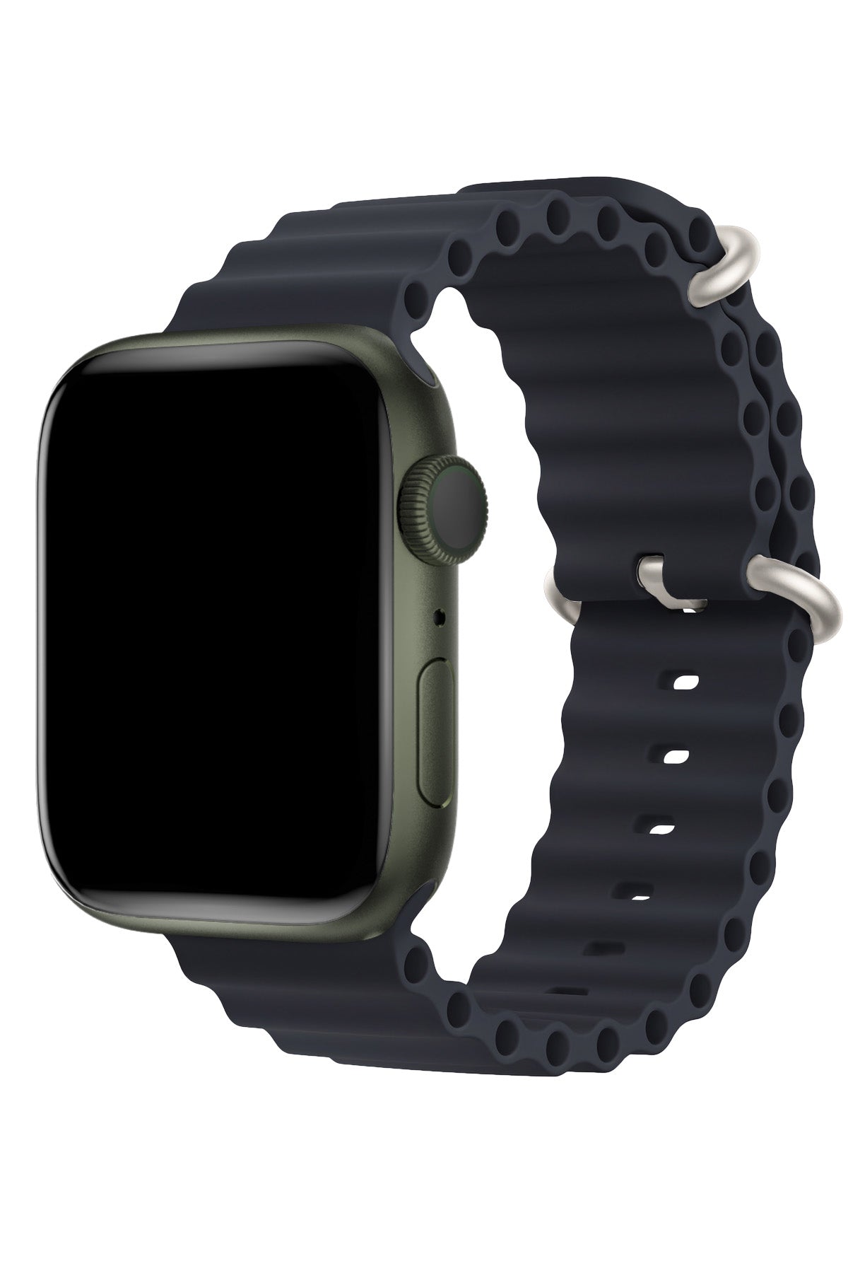 Apple Watch Uyumlu Ocean Silikon Kordon Midnight
