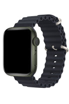 Apple Watch Uyumlu Ocean Silikon Kordon Midnight