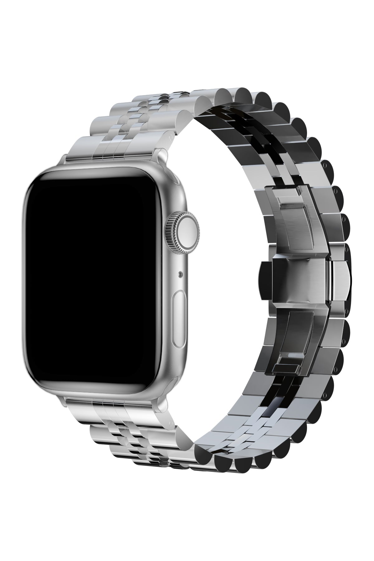 Apple Watch Uyumlu Olexi Çelik Loop Kordon Silver
