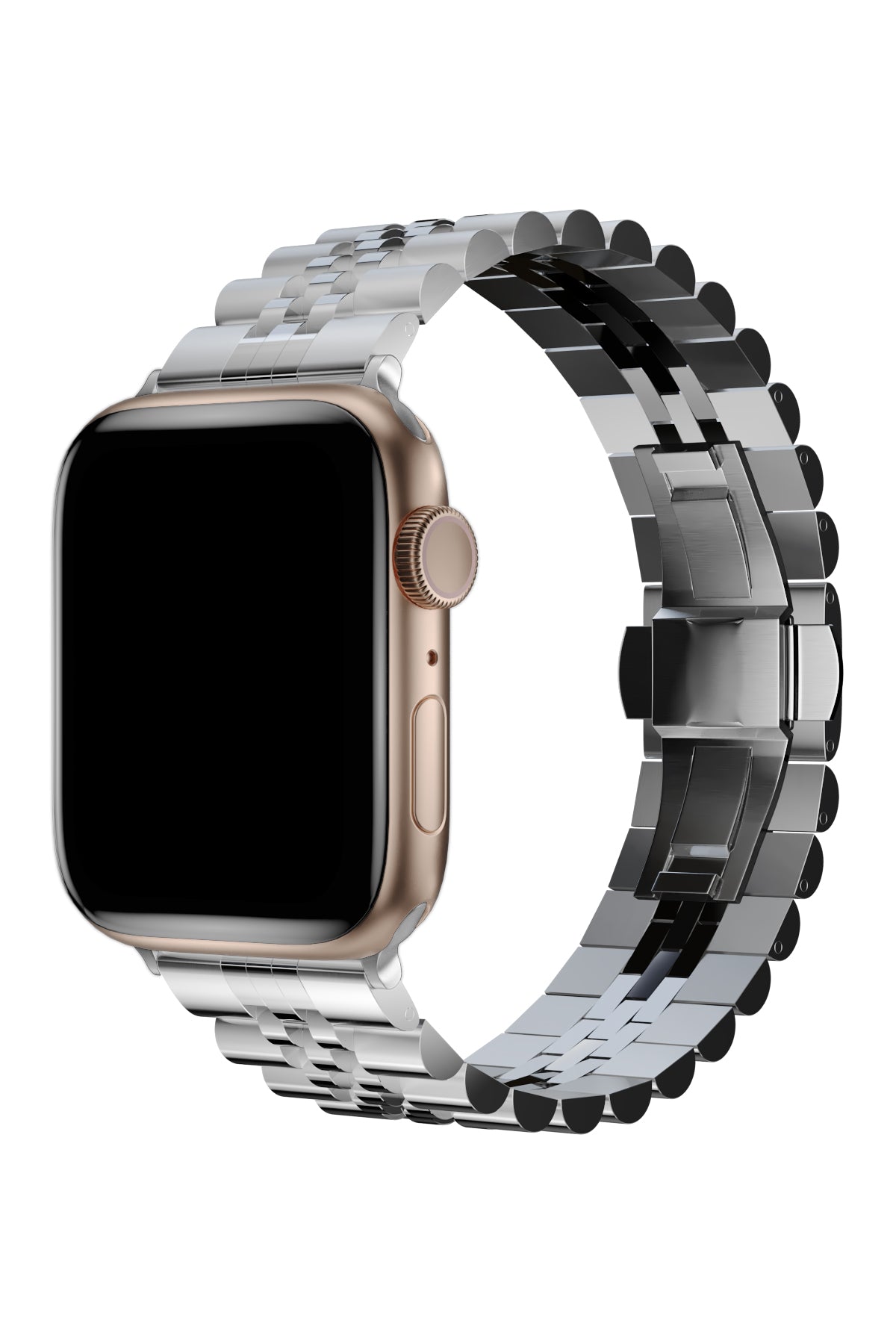 Apple Watch Uyumlu Olexi Çelik Loop Kordon Silver