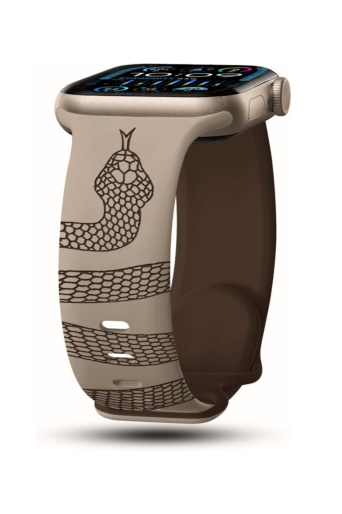 Apple Watch Uyumlu Ophion Silikon Spor Kordon Onyxium