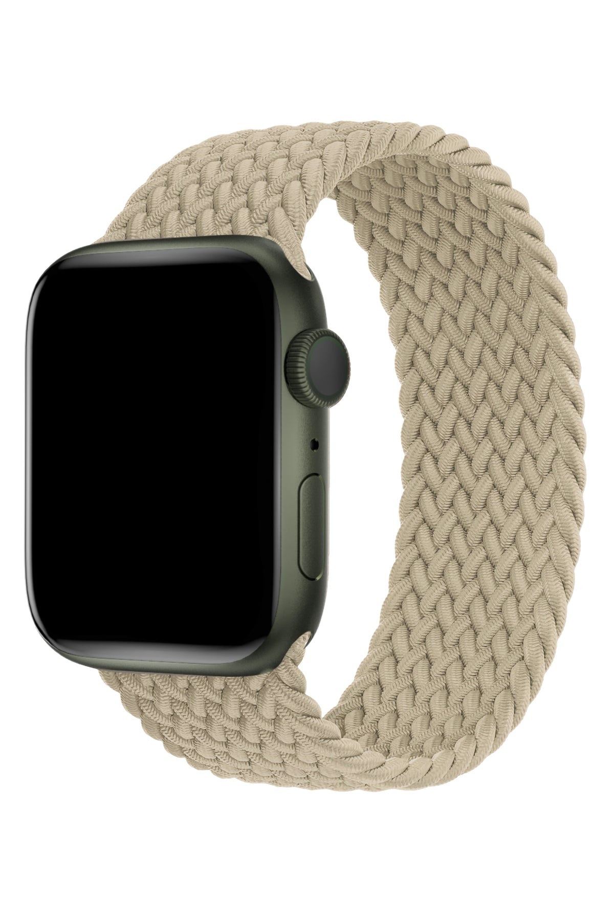 Apple Watch Uyumlu Örgü Loop Kordon Beige