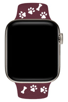 Apple Watch Uyumlu Patimood Silikon Kordon Berrybark
