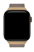 Apple Watch Uyumlu Premium Deri Loop Kordon Almond