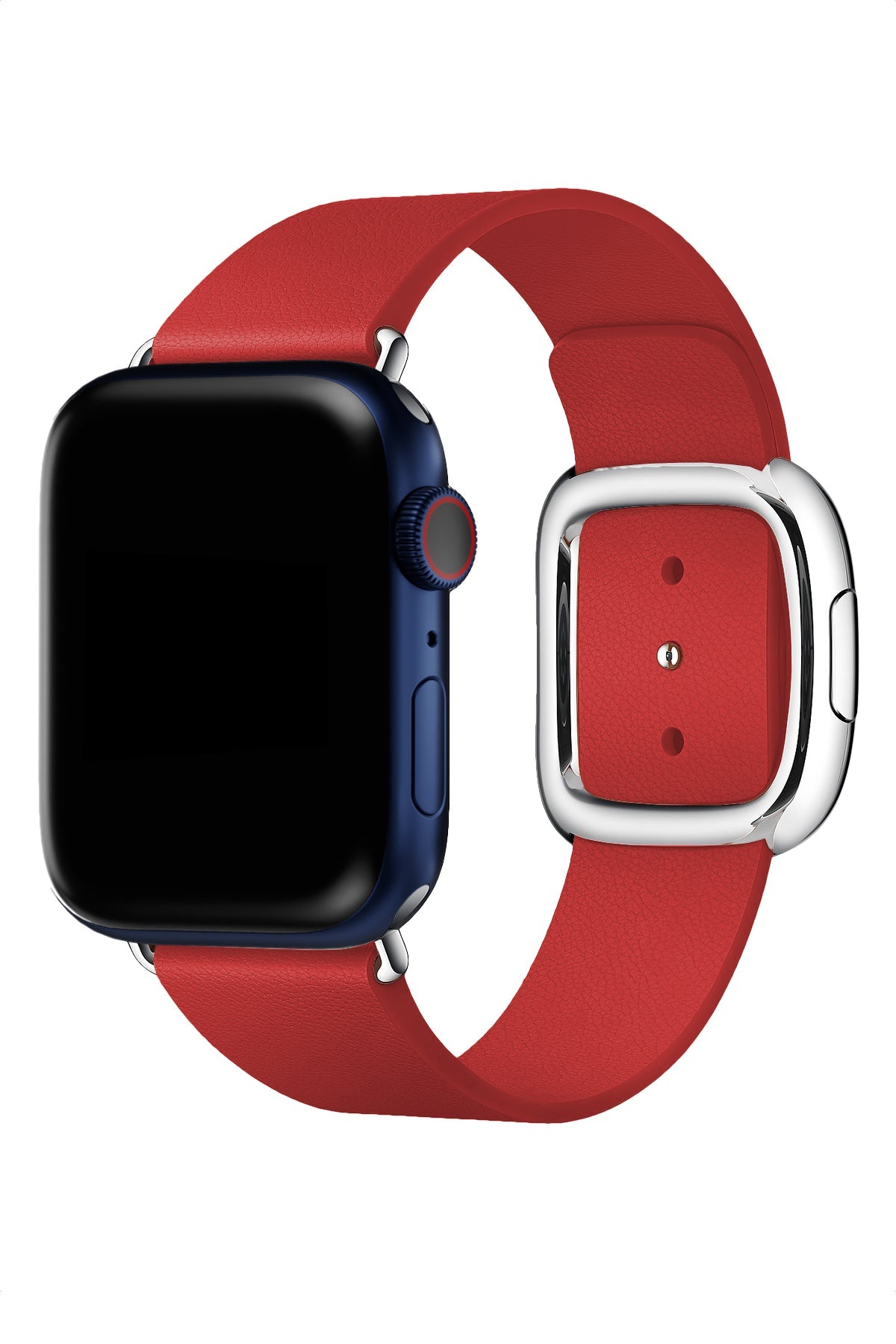 Apple Watch Uyumlu Radius Deri Loop Kordon Alizarin