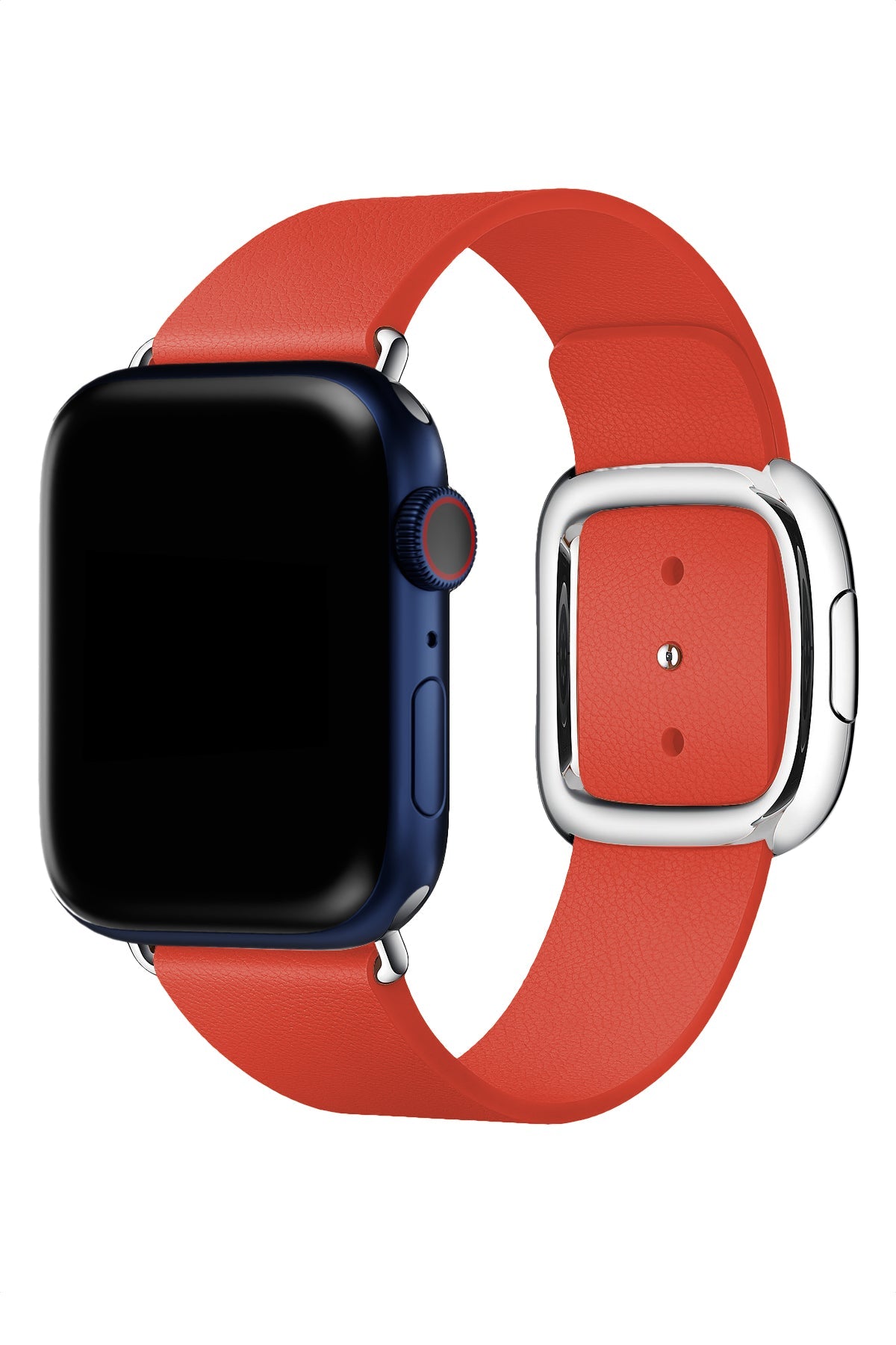 Apple Watch Uyumlu Radius Deri Loop Kordon Coral