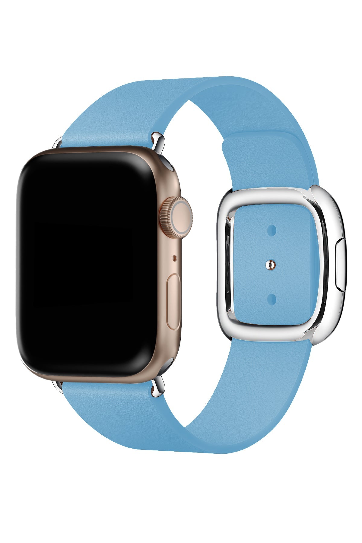 Apple Watch Uyumlu Radius Deri Loop Kordon Cyan