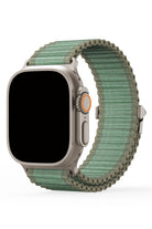 Apple Watch Uyumlu Round Pipe Kordon Emerald Mist
