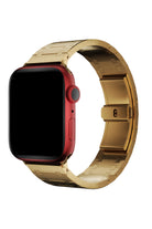 Apple Watch Uyumlu Royal Edition Çelik Kordon Golden