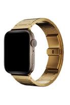 Apple Watch Uyumlu Royal Edition Çelik Kordon Golden