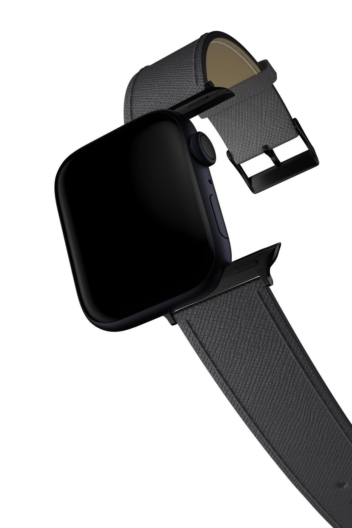 Apple Watch Uyumlu Saffiano Deri Kordon Nickel