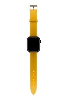 Apple Watch Uyumlu Saffiano Deri Kordon Safran