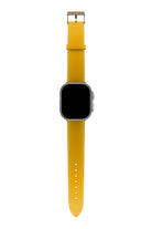 Apple Watch Uyumlu Saffiano Deri Kordon Safran