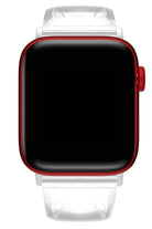 Apple Watch Uyumlu Şeffaf Silikon Kordon Shadow