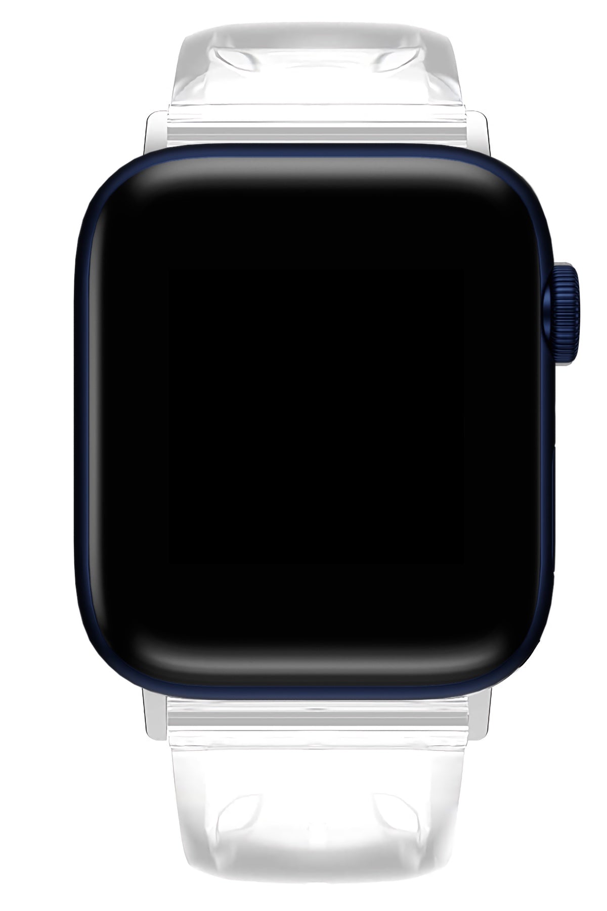 Apple Watch Uyumlu Şeffaf Silikon Kordon Shadow