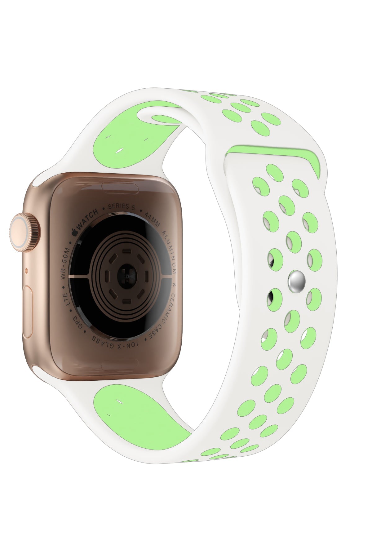 Apple Watch Uyumlu Silikon Delikli Spor Kordon Minty