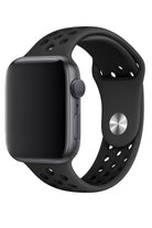 Apple Watch Uyumlu Silikon Delikli Spor Kordon Petrol Siyah