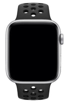 Apple Watch Uyumlu Silikon Delikli Spor Kordon Petrol Siyah