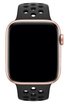 Apple Watch Uyumlu Silikon Delikli Spor Kordon Petrol Siyah