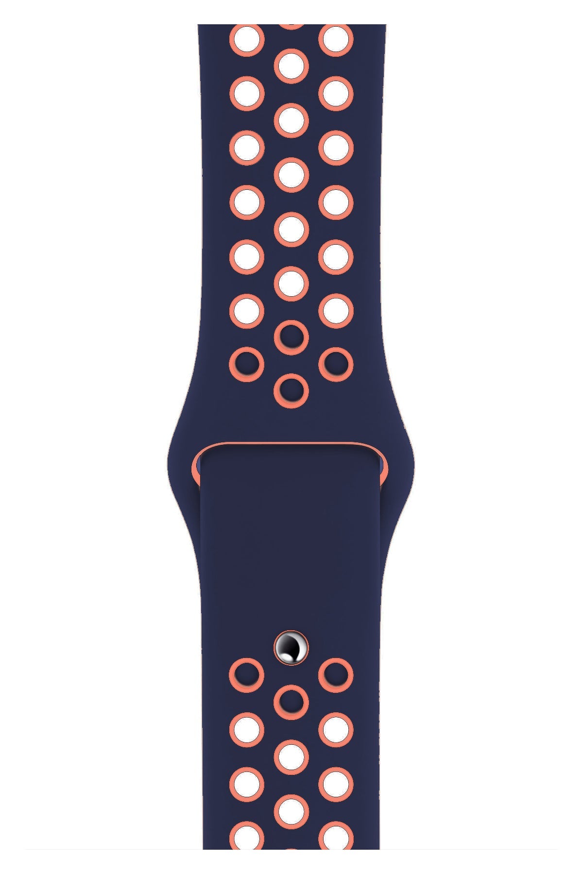 Apple Watch Uyumlu Silikon Delikli Spor Kordon Pinkish