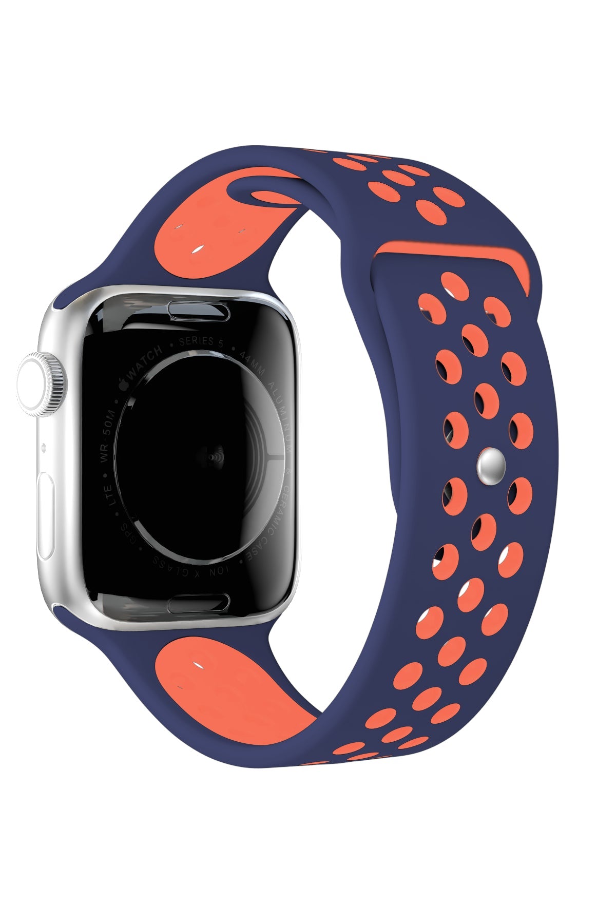 Apple Watch Uyumlu Silikon Delikli Spor Kordon Pinkish