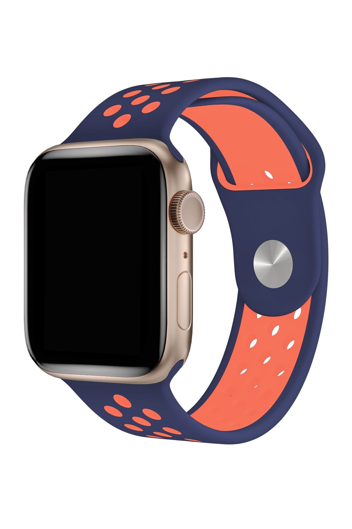 Apple Watch Uyumlu Silikon Delikli Spor Kordon Pinkish
