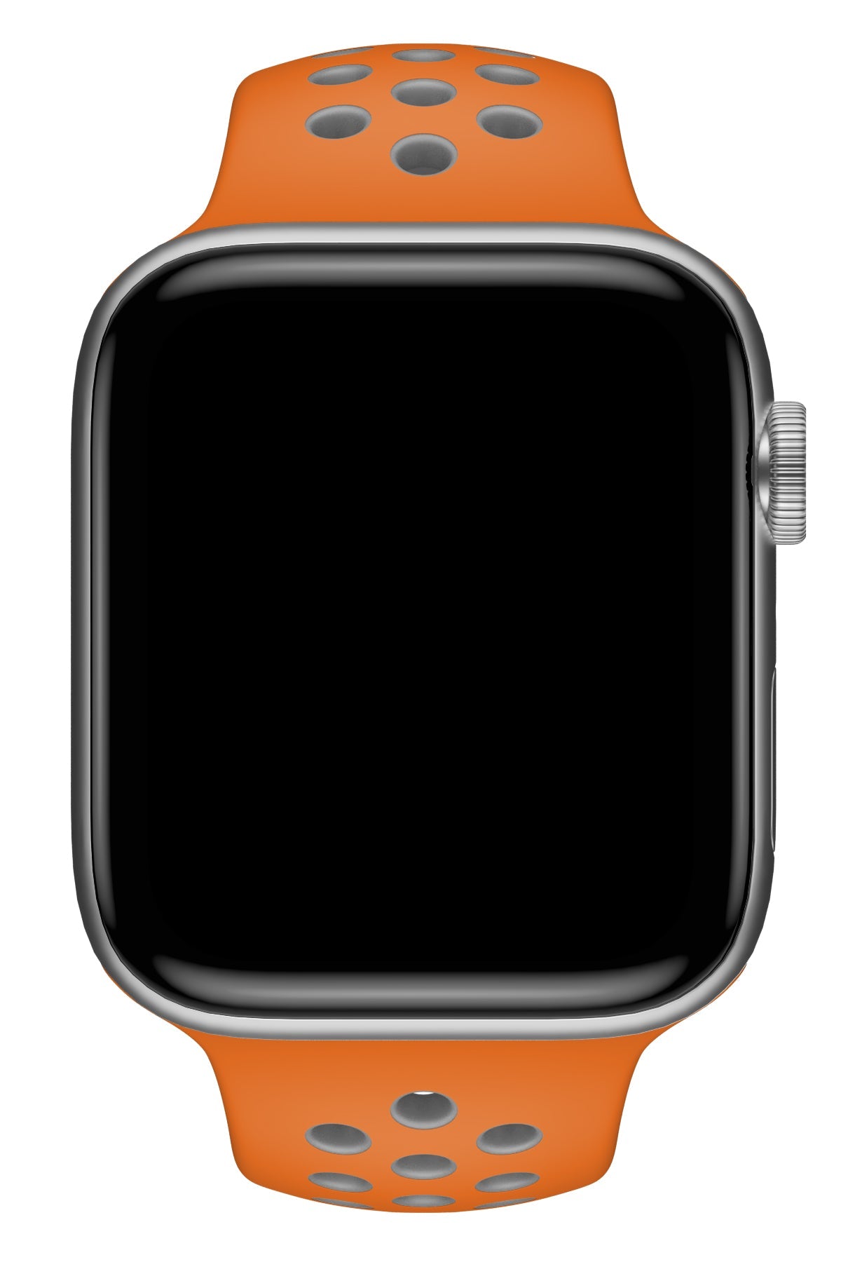 Apple Watch Uyumlu Silikon Delikli Spor Kordon Pumpkin