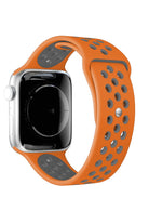 Apple Watch Uyumlu Silikon Delikli Spor Kordon Pumpkin