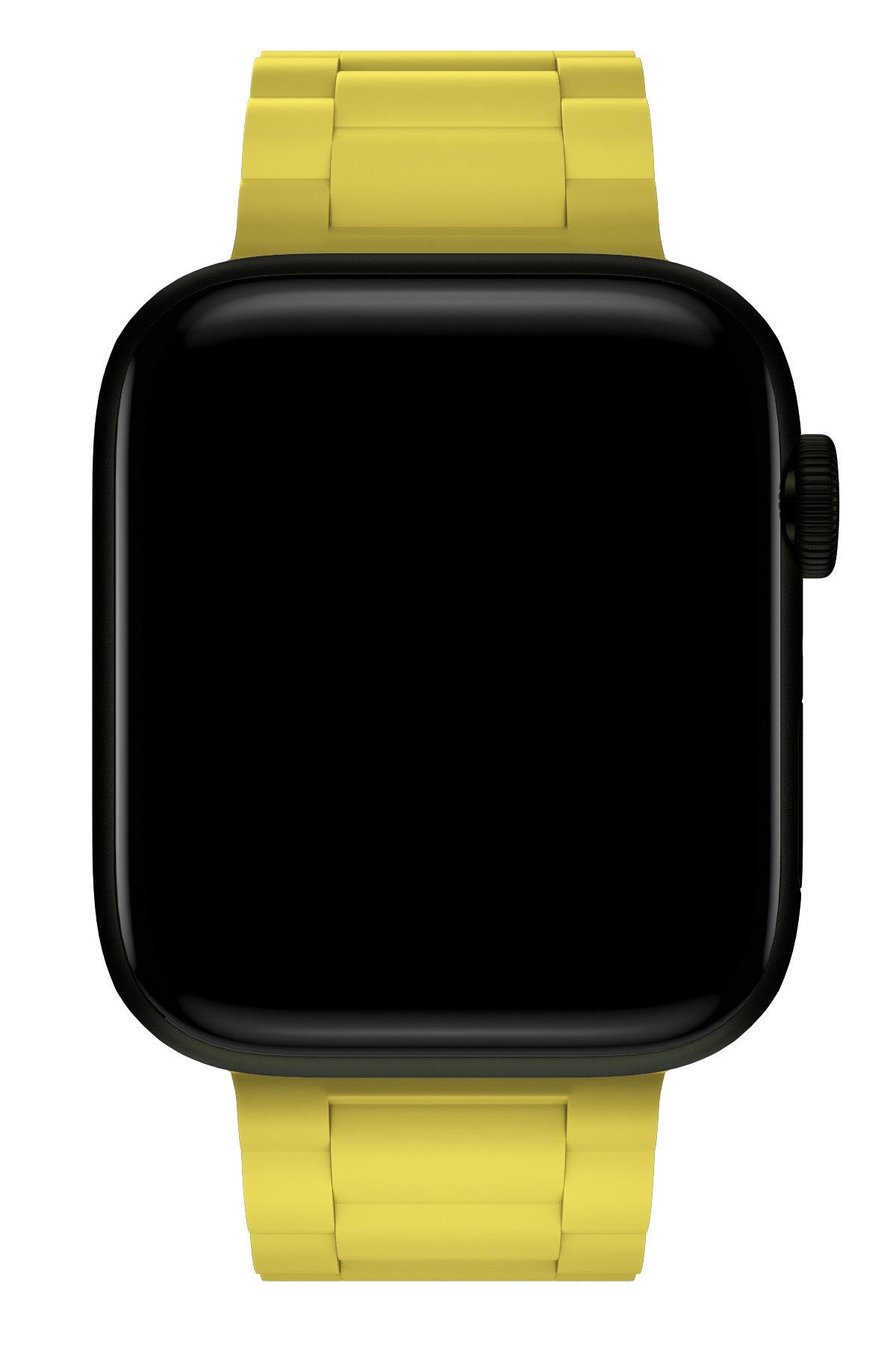 Apple Watch Uyumlu Soft Buckle Silikon Kordon Yellow Tan