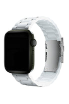 Apple Watch Uyumlu Soft Buckle Silikon Kordon Pearl