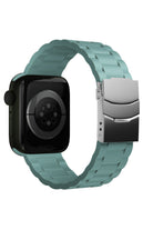 Apple Watch Uyumlu Soft Buckle Silikon Kordon Viridian