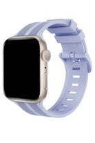 Apple Watch Uyumlu Silikon Line Loop Kordon Lavender