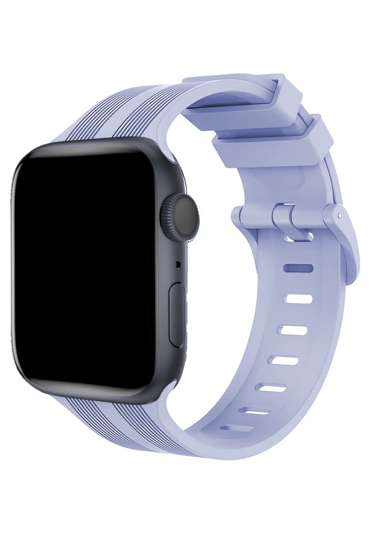 Apple Watch Uyumlu Silikon Line Loop Kordon Lavender