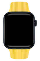 Apple Watch Uyumlu Silikon Line Loop Kordon Mellow