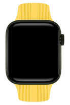 Apple Watch Uyumlu Silikon Line Loop Kordon Mellow