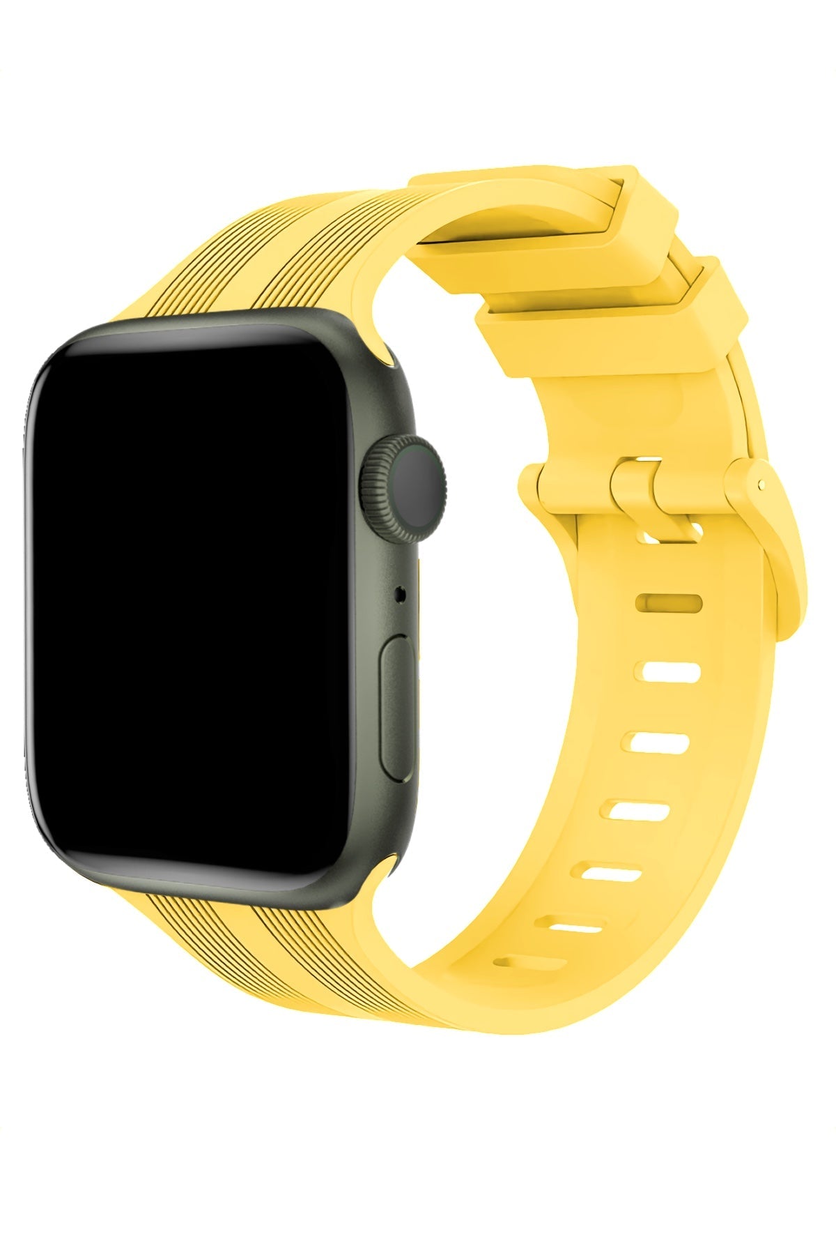 Apple Watch Uyumlu Silikon Line Loop Kordon Mellow