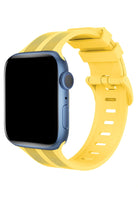Apple Watch Uyumlu Silikon Line Loop Kordon Mellow