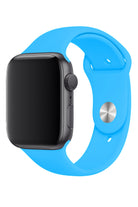 Apple Watch Uyumlu Silikon Spor Kordon Bebek Mavi