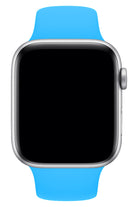 Apple Watch Uyumlu Silikon Spor Kordon Bebek Mavi