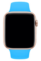 Apple Watch Uyumlu Silikon Spor Kordon Bebek Mavi
