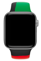 Apple Watch Uyumlu Silikon Spor Kordon Black Line