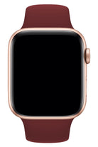 Apple Watch Uyumlu Silikon Spor Kordon Bordo
