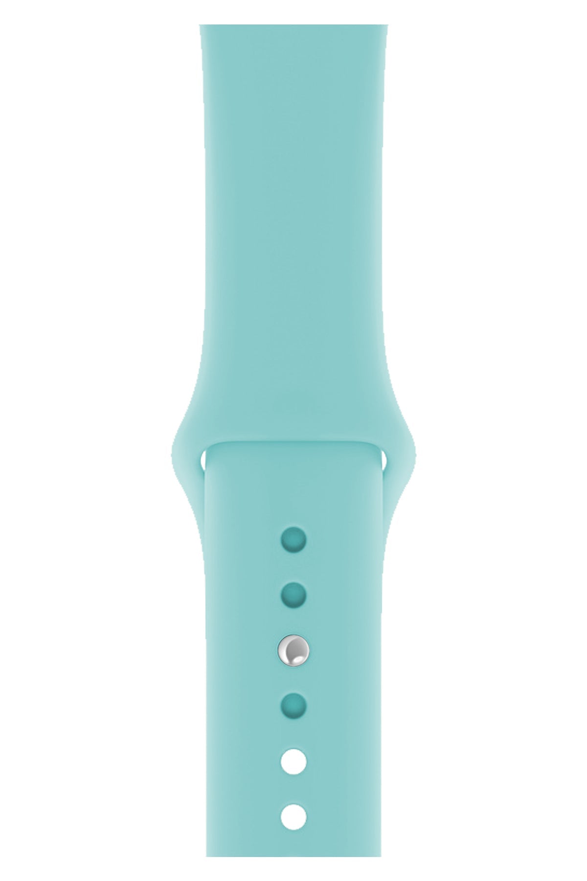 Apple Watch Uyumlu Silikon Spor Kordon Cam Göbeği