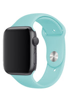 Apple Watch Uyumlu Silikon Spor Kordon Cam Göbeği
