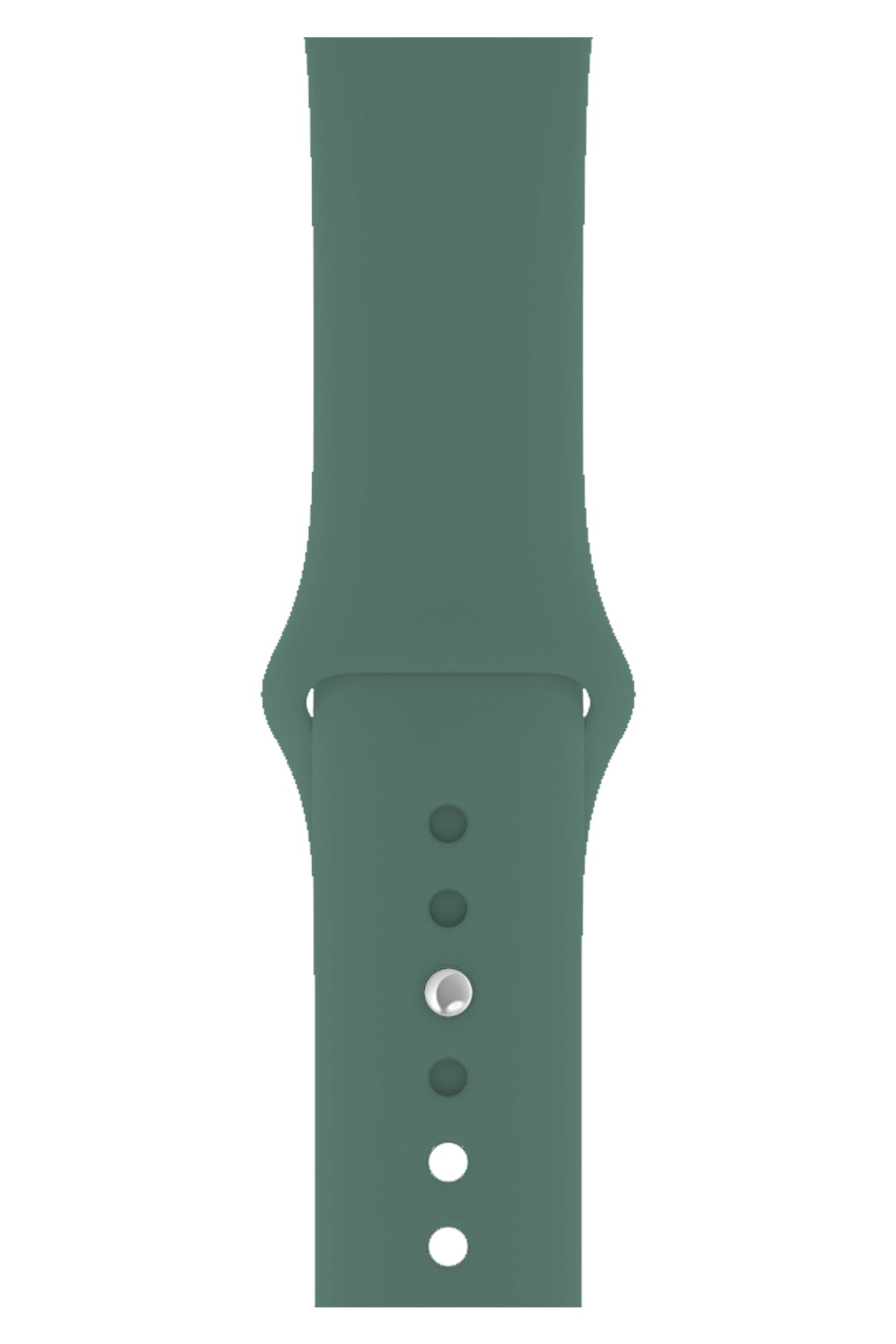 Apple Watch Uyumlu Silikon Spor Kordon Çam Yeşili