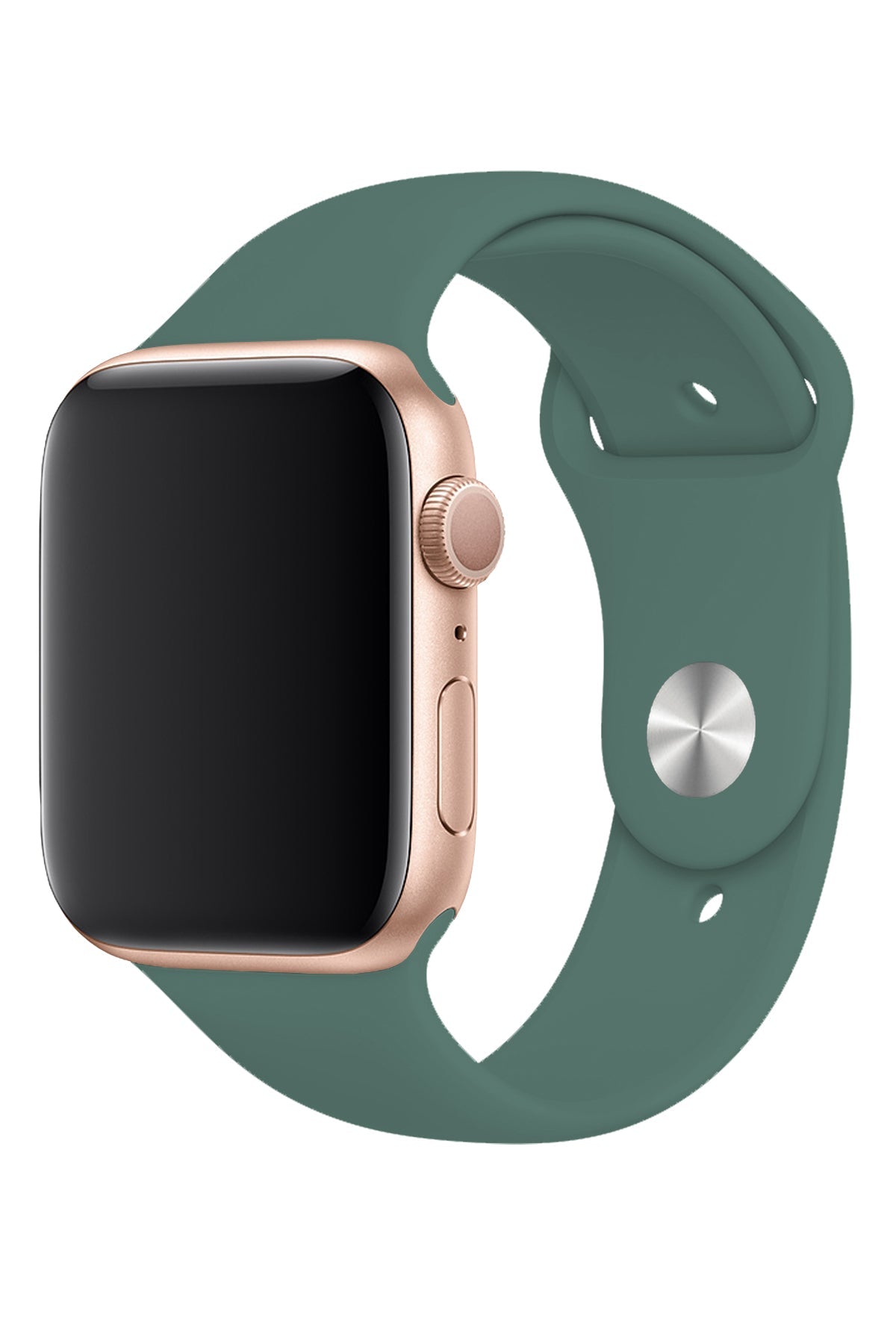Apple Watch Uyumlu Silikon Spor Kordon Çam Yeşili