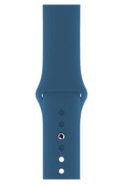 Apple Watch Uyumlu Silikon Spor Kordon Denim Mavi