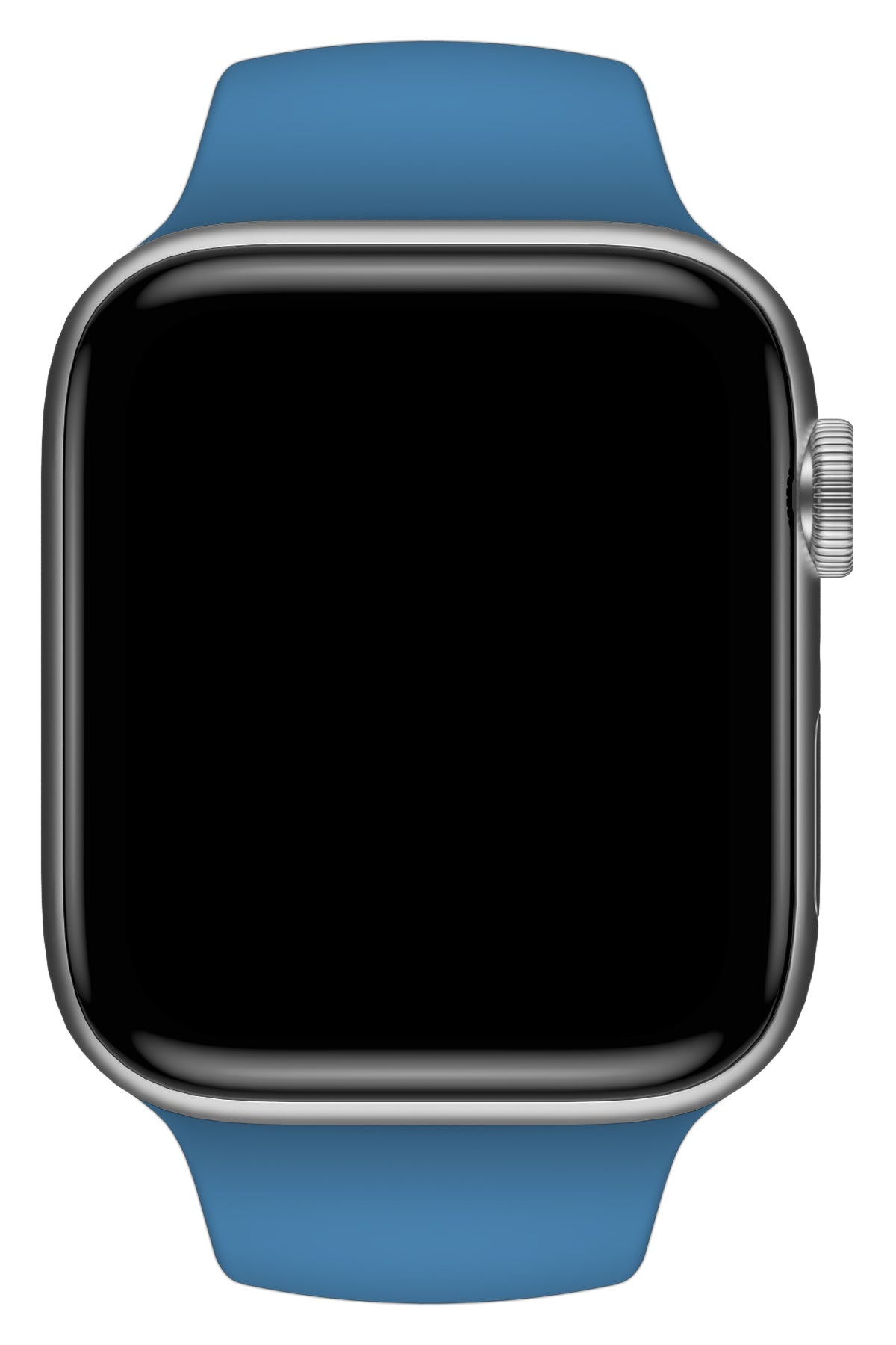 Apple Watch Uyumlu Silikon Spor Kordon Denim Mavi