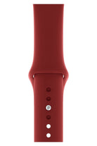 Apple Watch Uyumlu Silikon Spor Kordon Falu Kırmızı